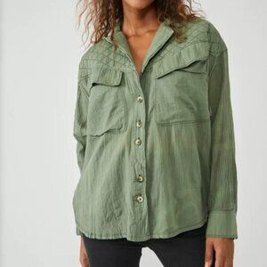 We The Free Silver Lining Top